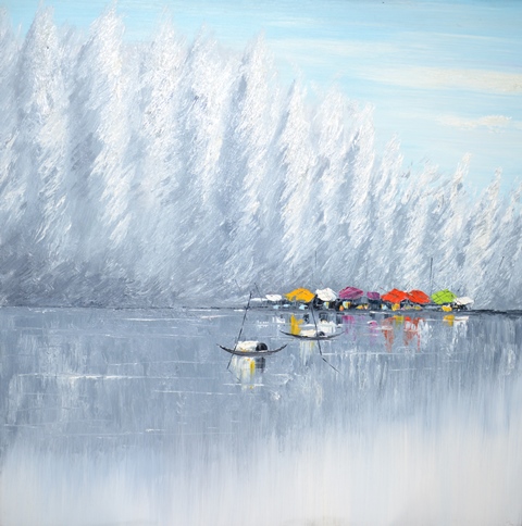 Tranh Sơn Dầu Sông